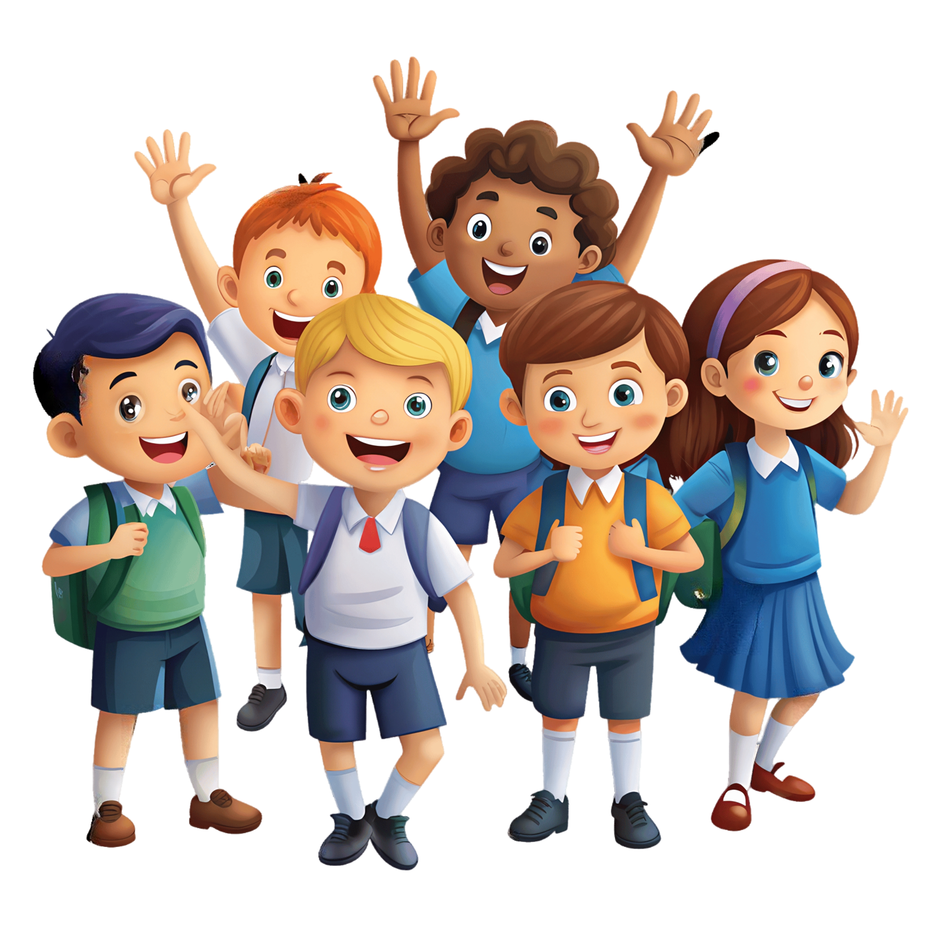 Happy preschool children at Getzz Ready Kidzz Coimbatore
