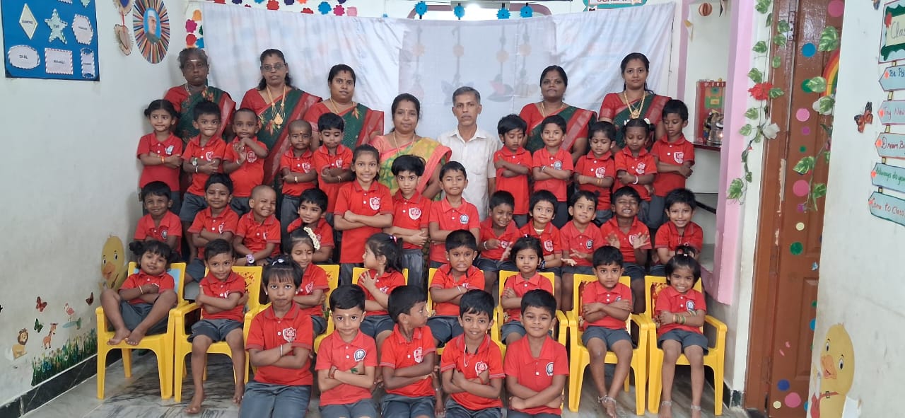 Happy preschool kids in Coimbatore